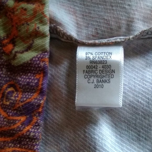 Paisley Denim Jacket, CJ Banks X - Picture 8 of 9